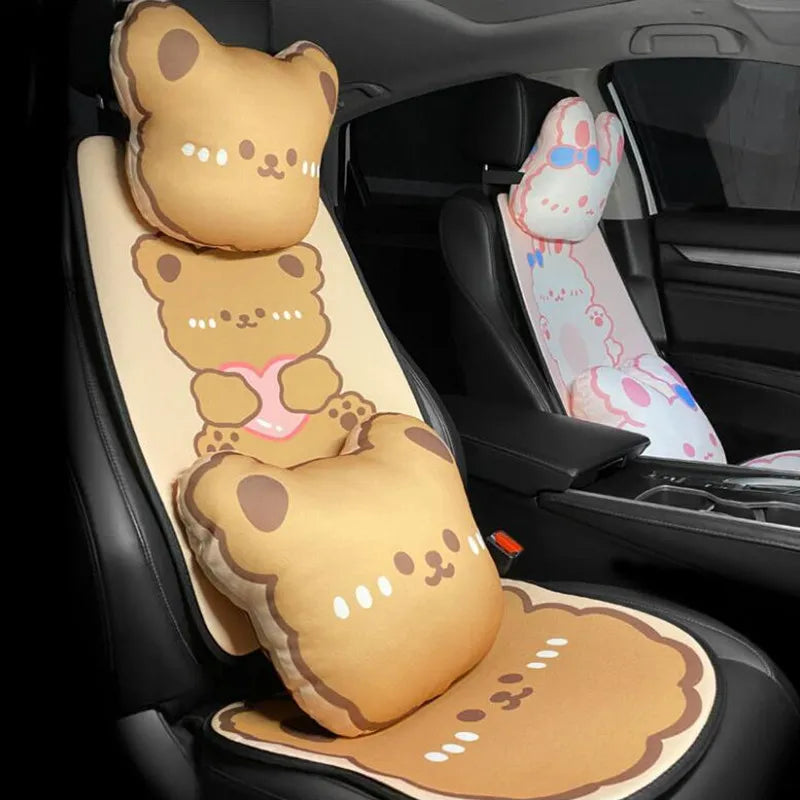 Teddy Bear Car Seat Cushions
