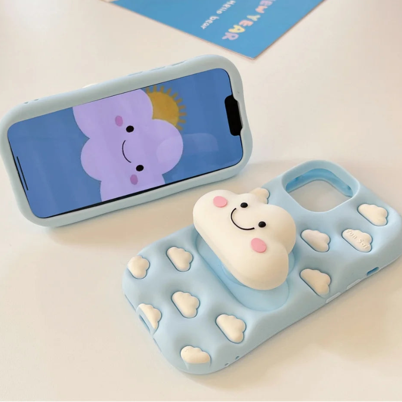 Kawaii iPhone case  rear and front view 