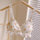 Front view of Kawaii Cute Bear Underwear Set on a hanger 