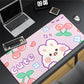 Kawaii Fruit Animals Desk Pad