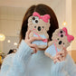 Kawaii Pink Bow Koala iPhone Case