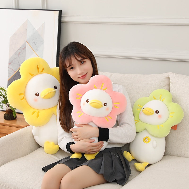 Kawaii Flower Duck Plushies