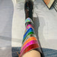 Rainbow Clouds Platform Boots