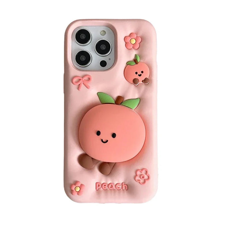Kawaii Peach iPhone Case 