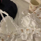 Backside View of Kawaii Cute Bear Underwear Set with a coffee cup and a purse