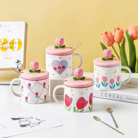Tulip Ceramic Mugs