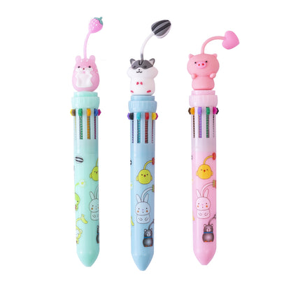Kawaii 10 Colors Ballpoint Pens