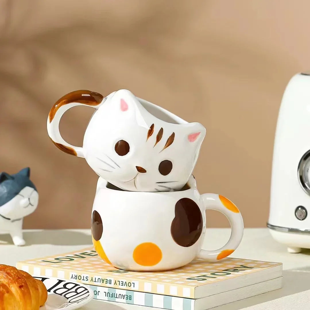 Cute Cat Ceramic Mugs