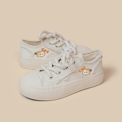 Casual Cat Canvas Sneakers