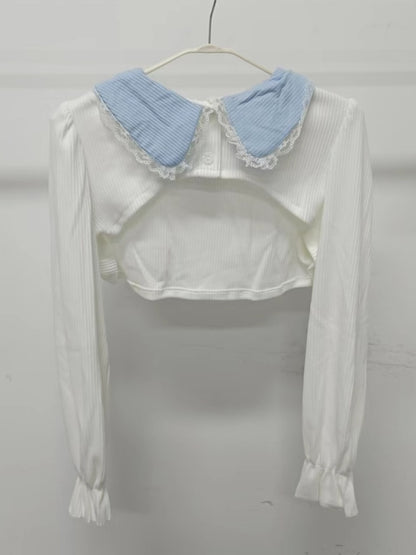 Kawaii Lacey Mini Dress Cardigan