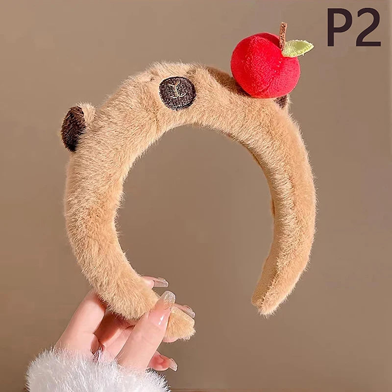 Cute Capybara Plush Headbands