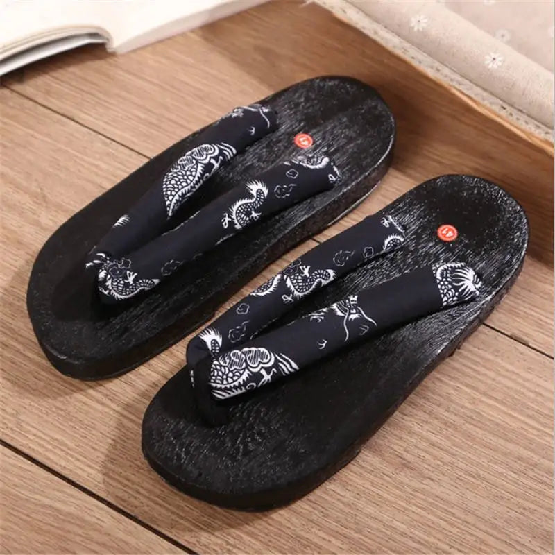 Japanese Geta Flat Bottom Sandals