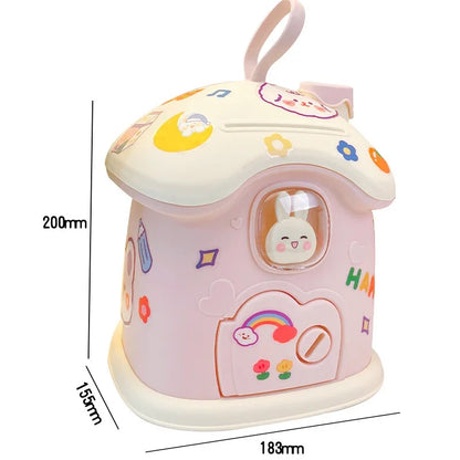 Kawaii Bunny House Coin Bank