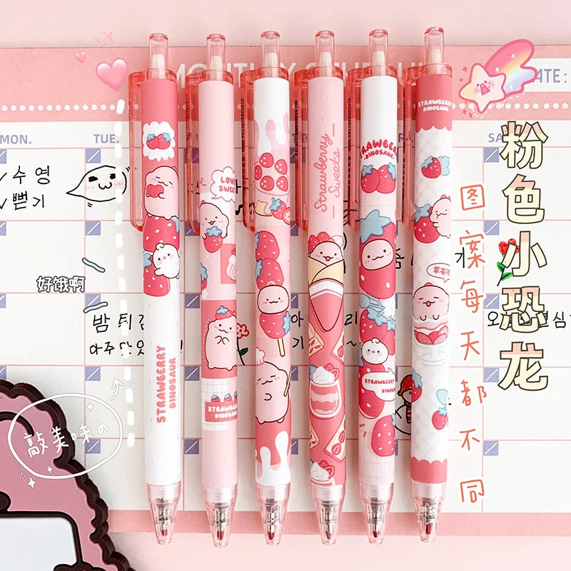 Strawberry Sweets Character Pens Set