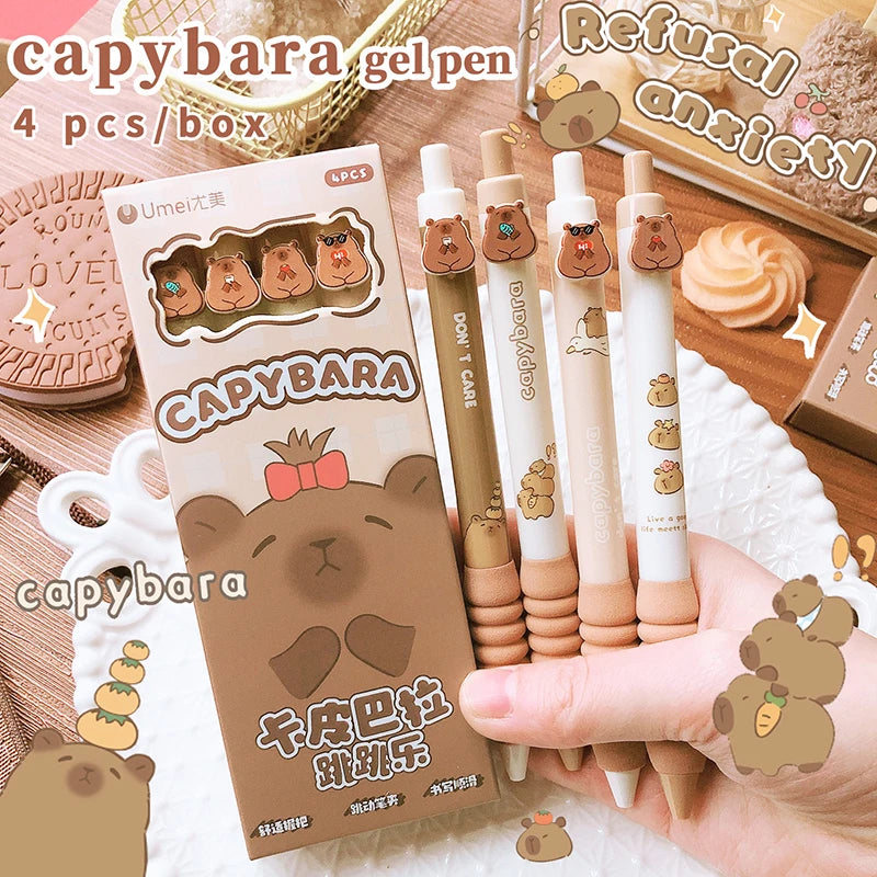 Cute Capybara Gel Pens