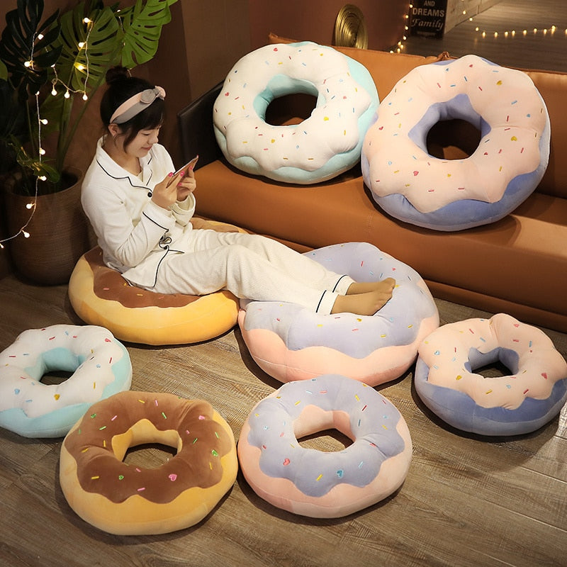 Kawaii Donut Shaped Seat Cushions