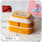 Kawaii Yellow Portable Lunch Box