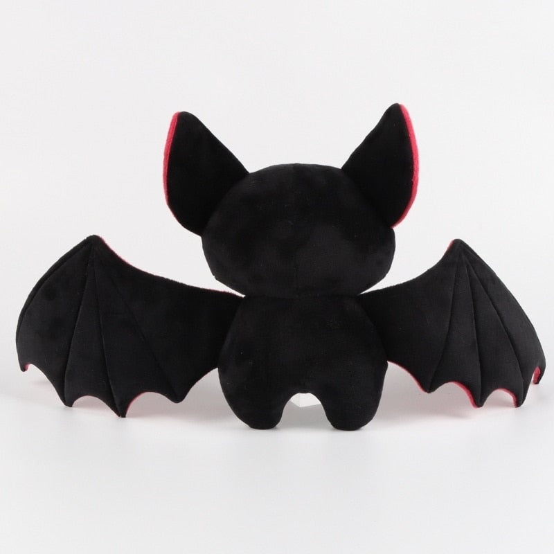 Kawaii Black and Red Bat Plushie