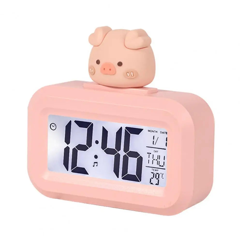 Cute Pig Digital Alarm Clock