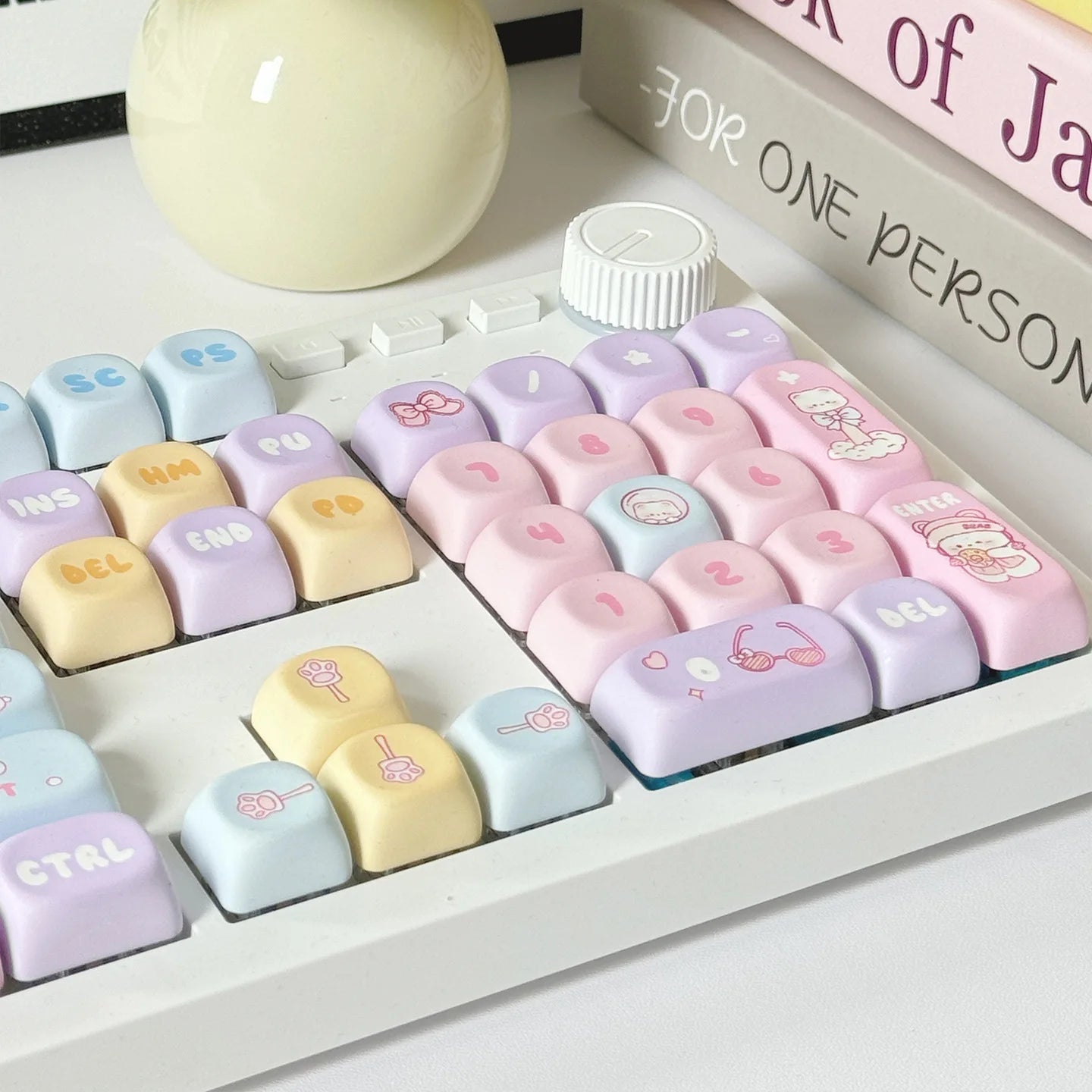 Candy Bear Keyboard Keycaps Set