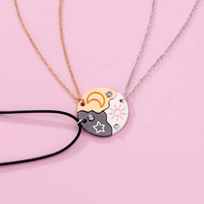 Moon, Sun, Star Friendship Necklaces