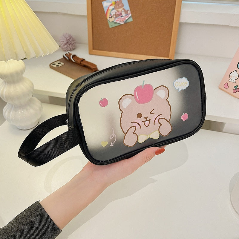 Kawaii Transparent Cosmetics Bags