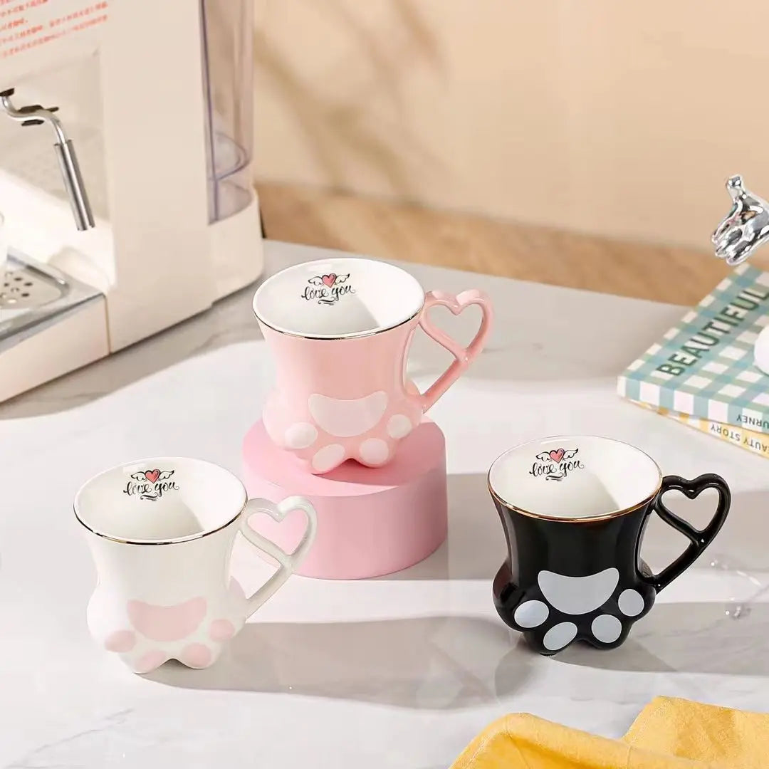 Kawaii Cat Paw Mugs