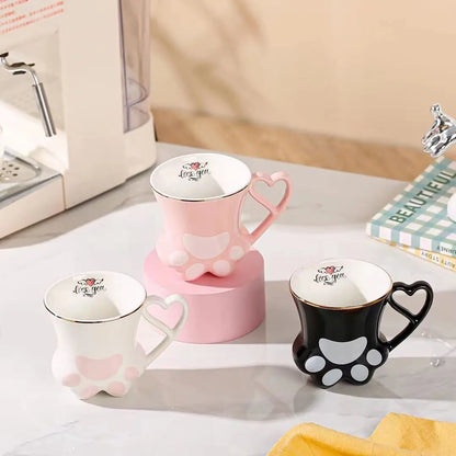 Kawaii Cat Paw Mugs