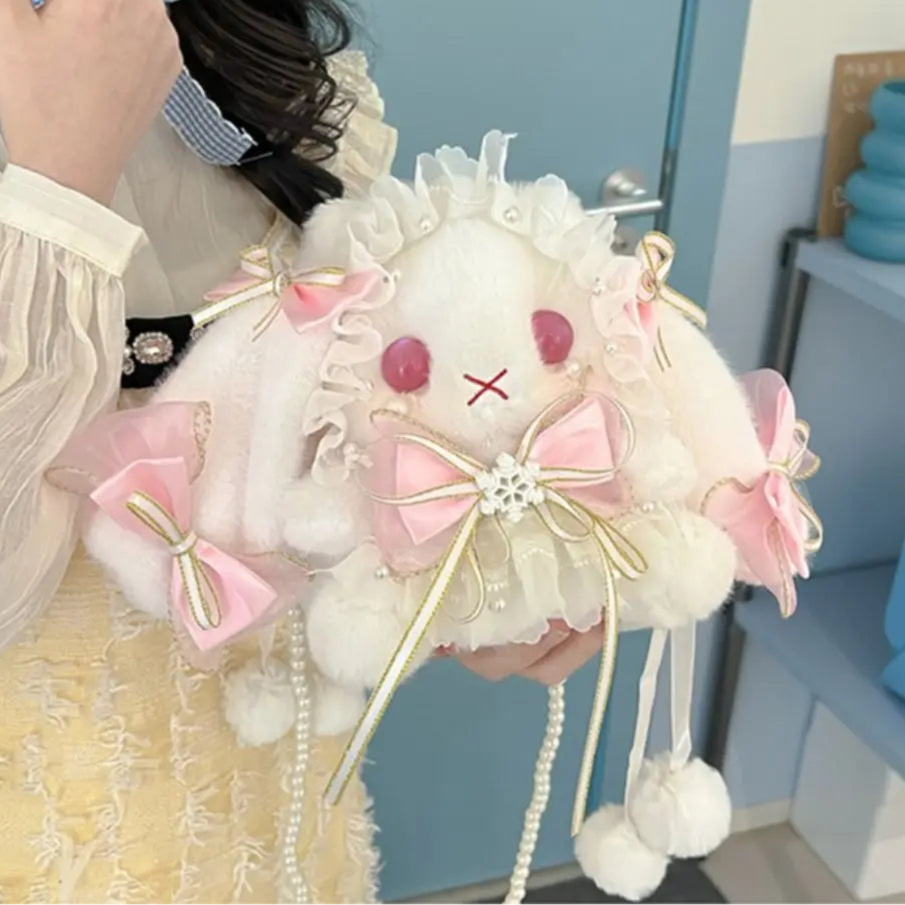 Bunny & Bows Plushie Purse