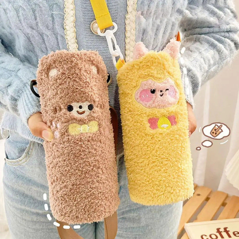 Plush Friends Water Bottle Cover Bags