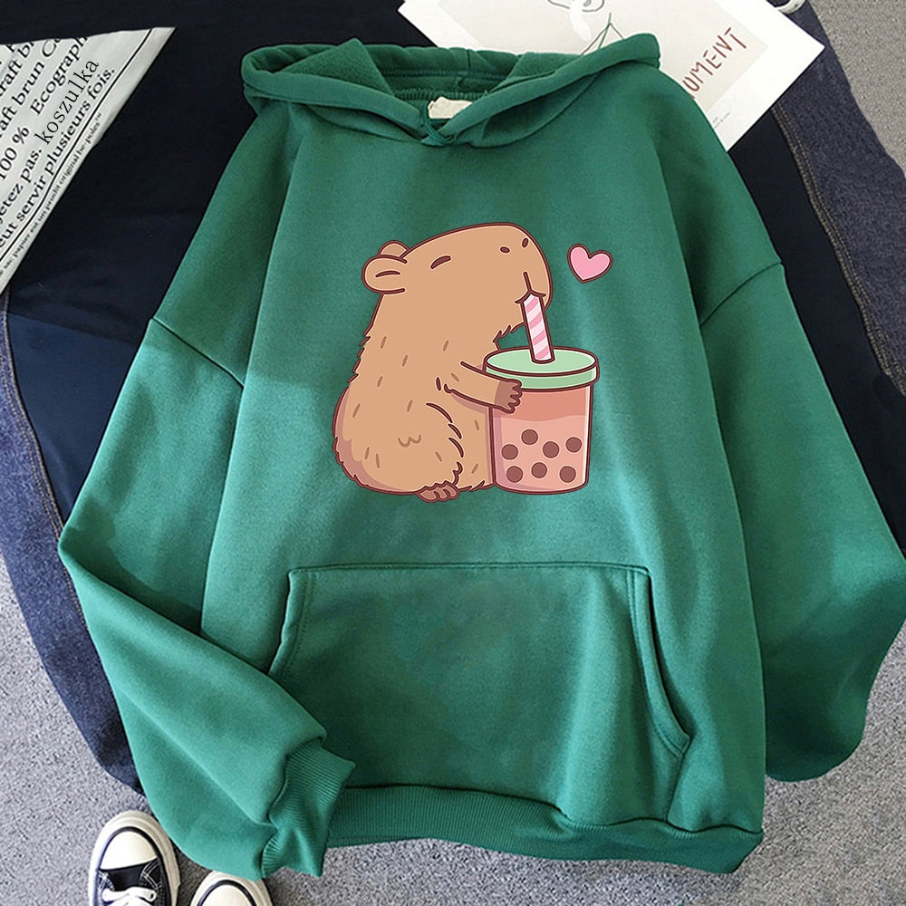 Ice bear boba discount hoodie