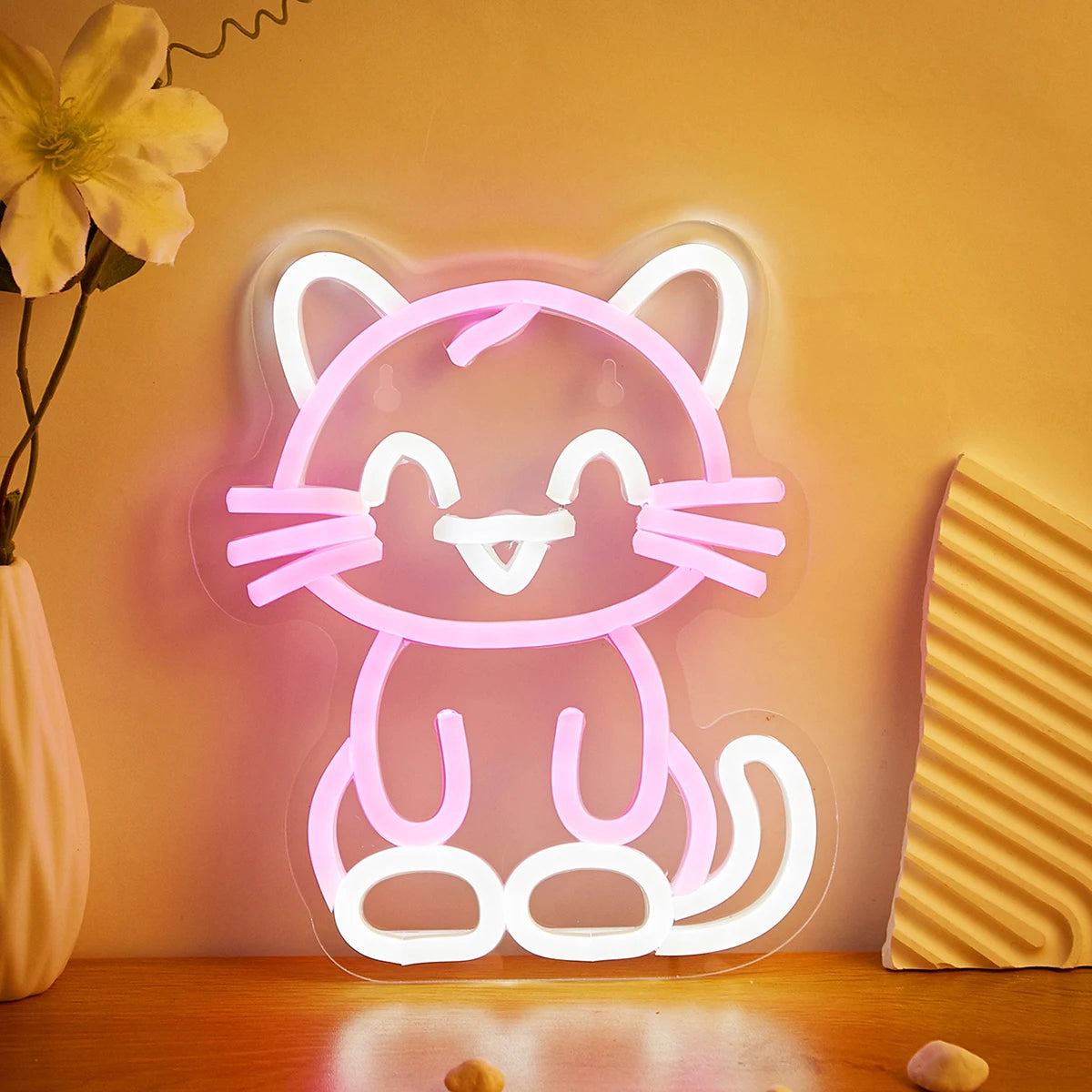 Cute Cat Neon Light
