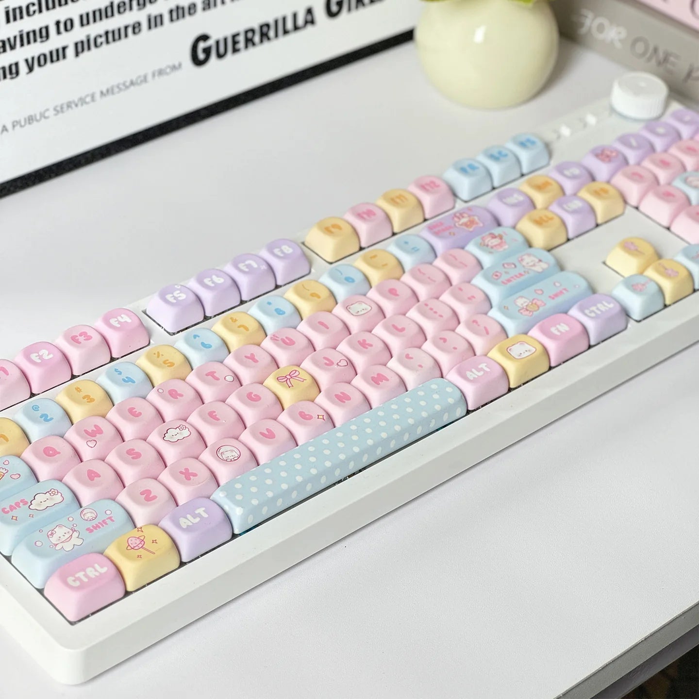 Candy Bear Keyboard Keycaps Set