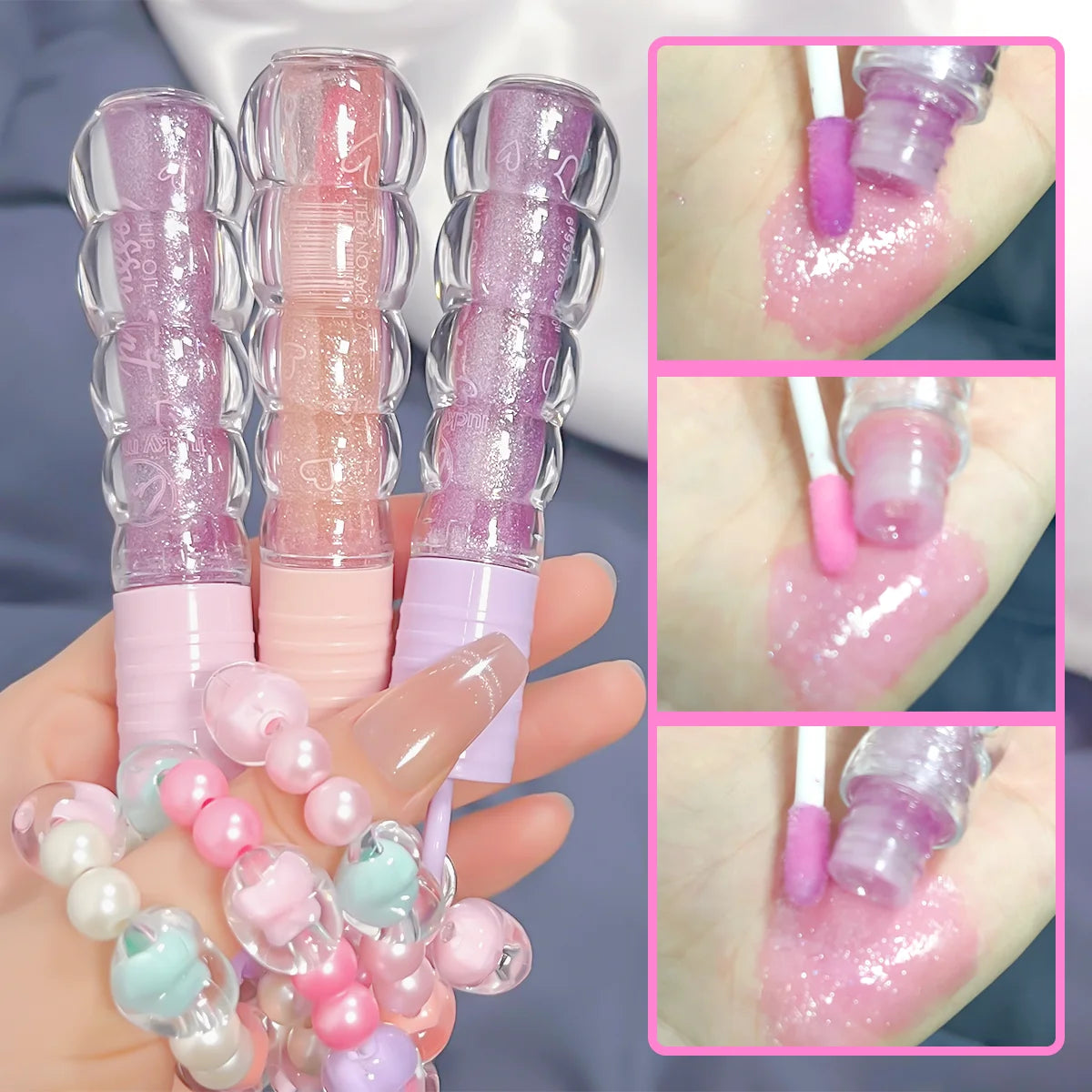 Shiny Pearl Lip Gloss Set