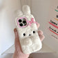 Kawaii Plush Bunny iPhone Case