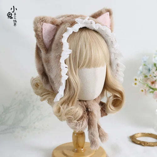 Cat Ears Bonnet - Whimsical Fashion for Feline Enthusiasts – Kore