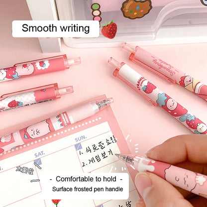 Strawberry Sweets Character Pens Set