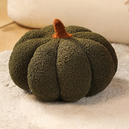 Kawaii Dark Green Fall Pumpkin Plushie