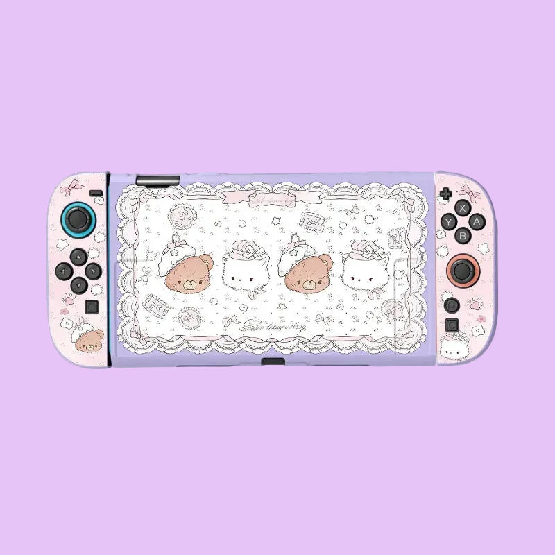 Gaming console with a cute design on a white background