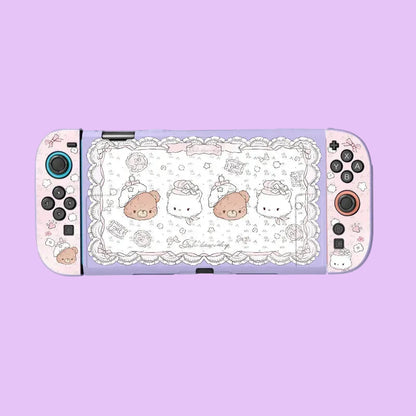 Gaming console with a cute design on a white background