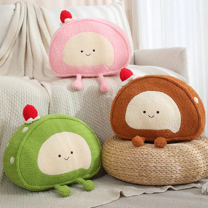 Kawaii Swiss Roll Plushie Pals