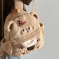 Sweet Plush Brown Bear Backpack