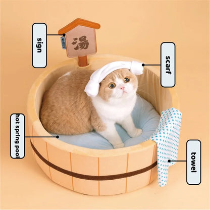 Japanese Hot Spring Pet Bed