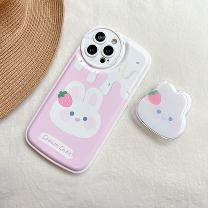 Strawberry Icecream Bunny iPhone Case