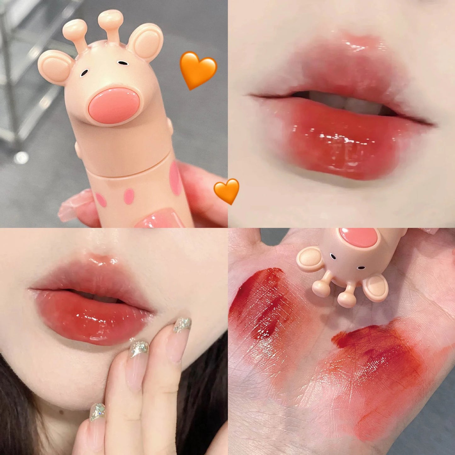 Gege Bear Giraffe Kawaii Lip Gloss