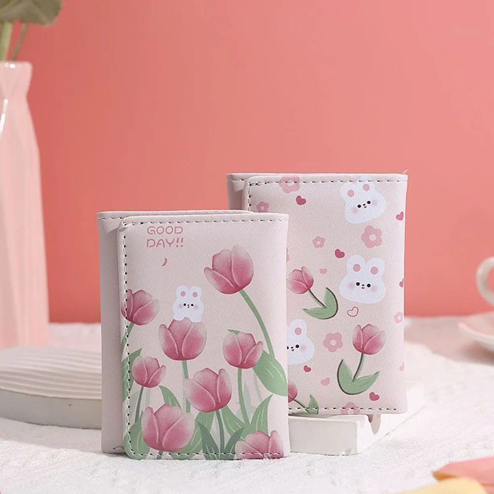 Kawaii Tulip Bunny Wallets