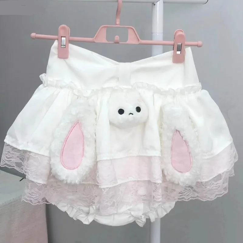 Kawaii Plush Bunny Skirt