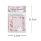 Kawaii Flower Bunny Memo Pad Dimensions