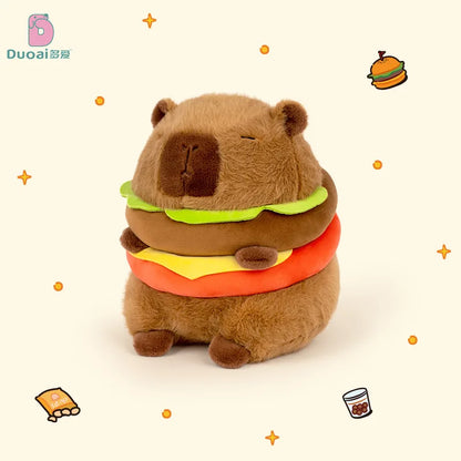 Capybara Hamburger Plushie
