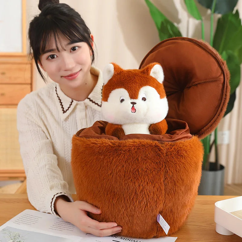 Surprise Squirrel Acorn Plushies